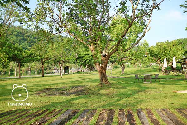 The picnic area at Plum Garden. 梅花湖的野餐區。