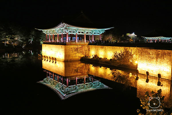 Anapji pond in Gyeongju of South Korea 韓國慶州雁鴨池