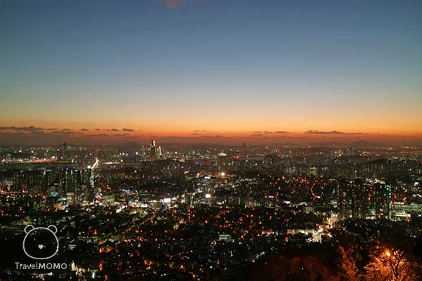 Nightview from Namsan, Seoul. 首爾南山的夜景