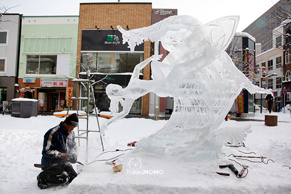 International Ice Sculpture Competition in Asahikawa 旭川國際冰雕比賽