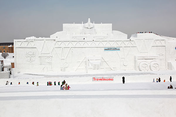 Transformer snow stage at Asahibashi Site in 2012 