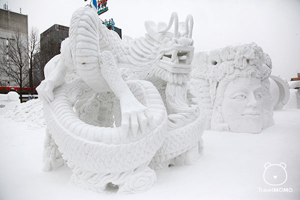 An International Snow Sculpture Contest