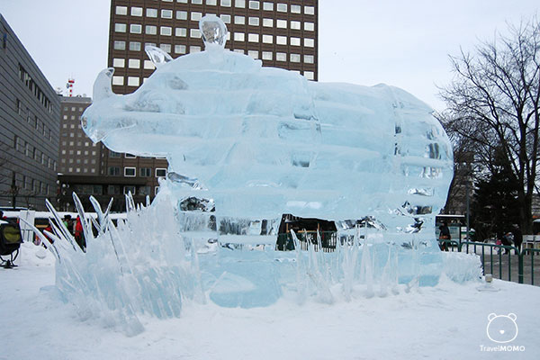 An International Snow Sculpture Contest