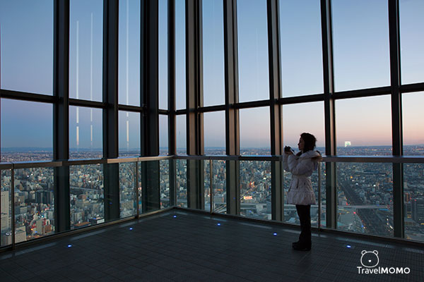 Panoramic view at observation deck of Midland Square, Nagoya 