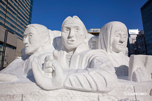 2016 Sapporo snow festival sculpture. 2016年札幌雪祭雪像