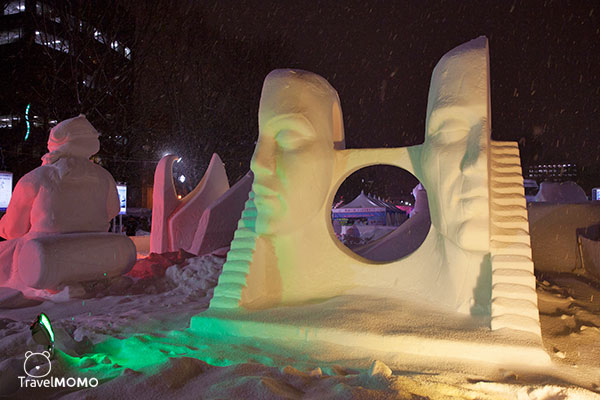 2016 Sapporo Snow Festival Odori Site. 2016年札幌雪祭大通會場