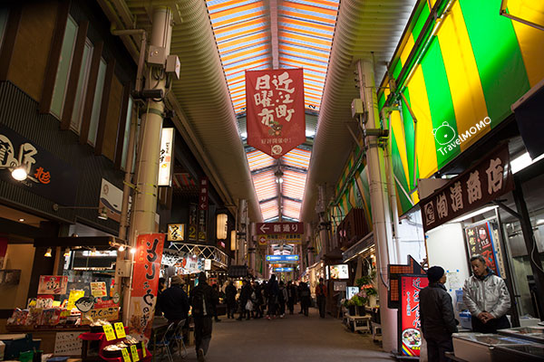 Omi-cho market in Kanazawa, Japan 日本金沢近江町市場