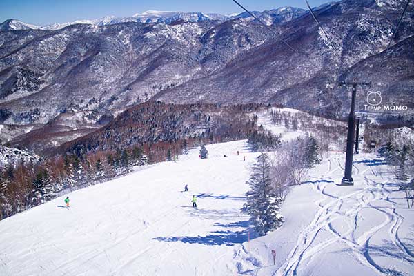 Ski trail of Okushiga Gondola