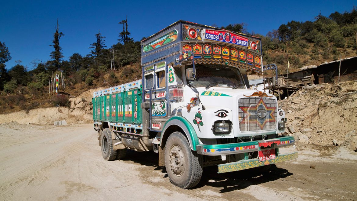 Potato Truck in Bhutan 不丹貨車