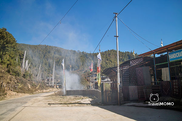 Weaving products in Bhutan 不丹紡織品